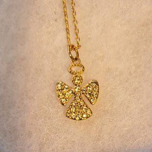 Golden Angel Necklace (1915N)